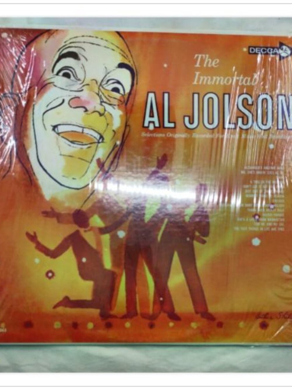 Al Jolson The Immortal Traditional Pop Vocal Decca Records DL 9063